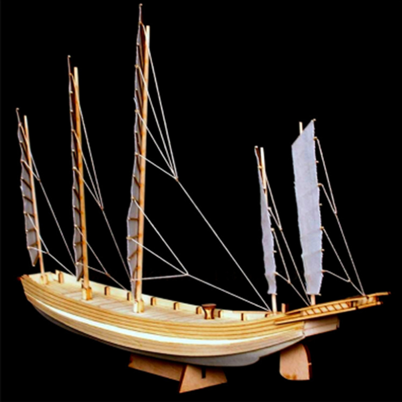 Model Kit Yacht - 1 adet çin kum tekne ahşap