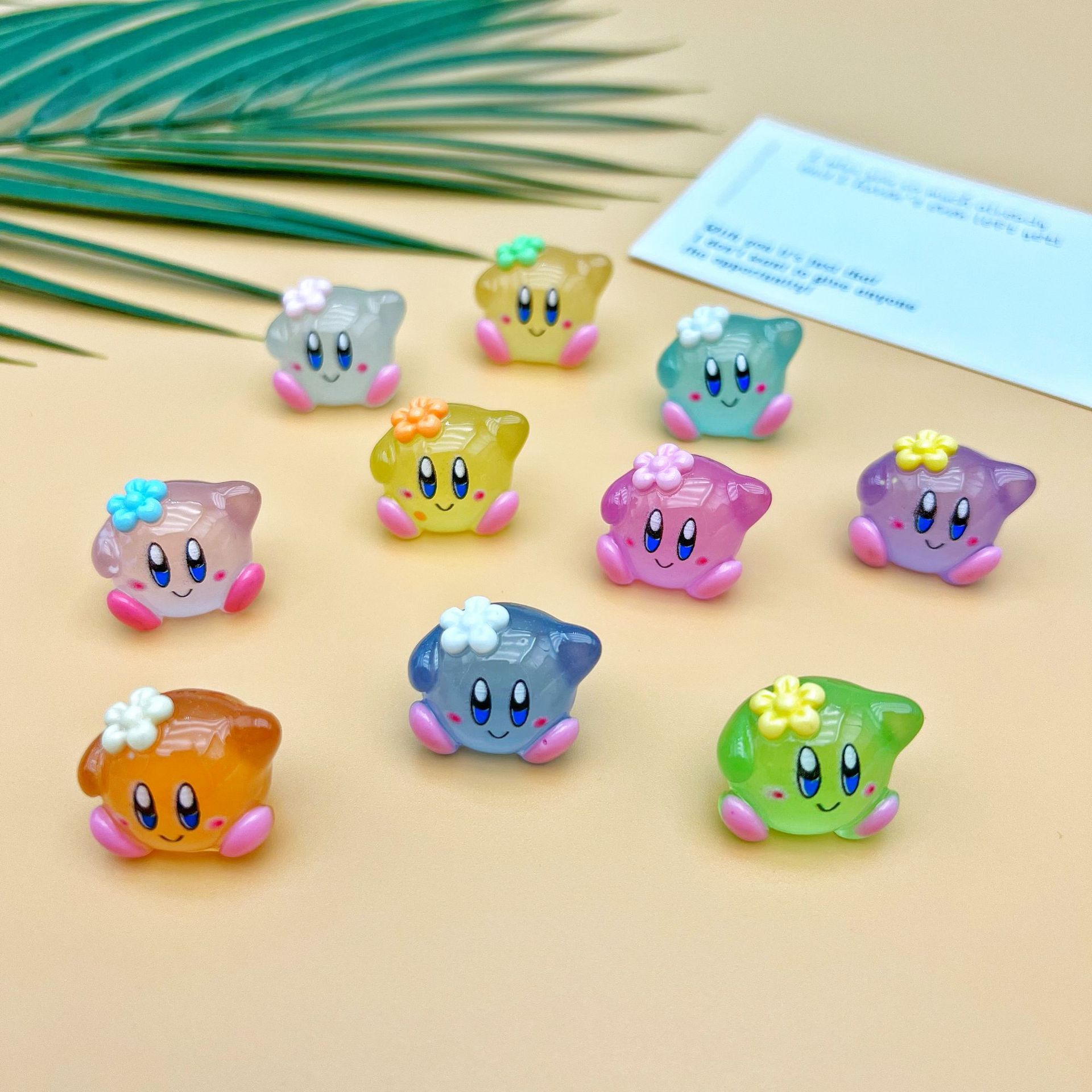 Model Kit Kirby - 10 adet Yıldız Kirby Aksiyon Figürü