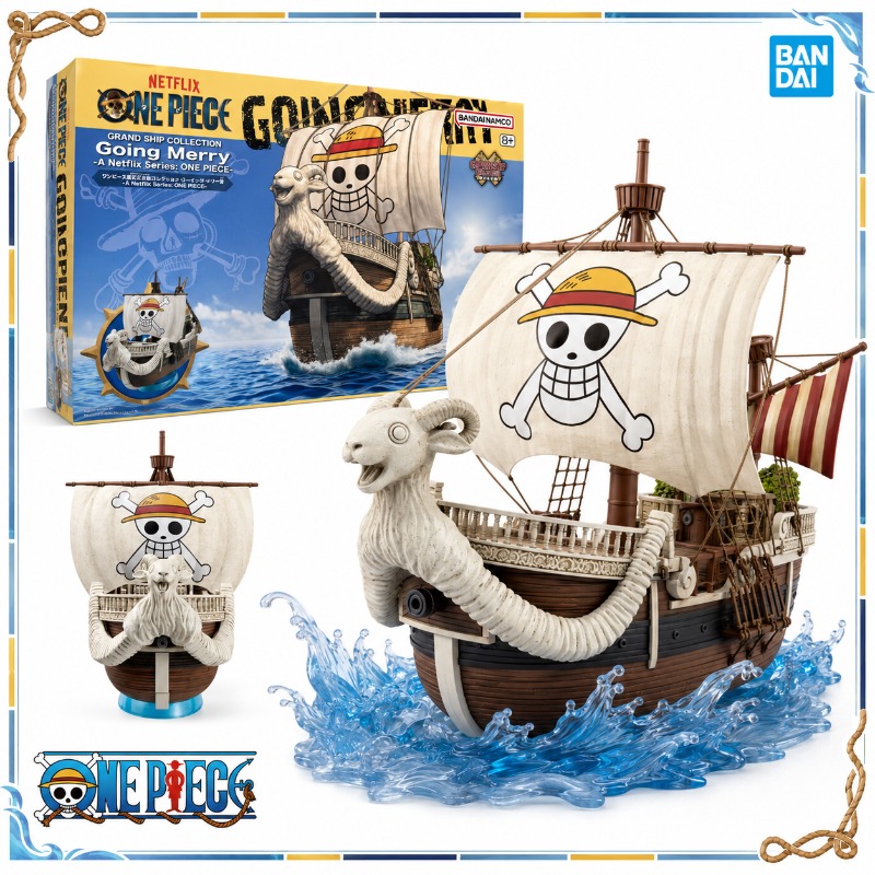 Model Kit One Piece Going Merry - Bandai Orijinal Tek Parça Netflix Serisi