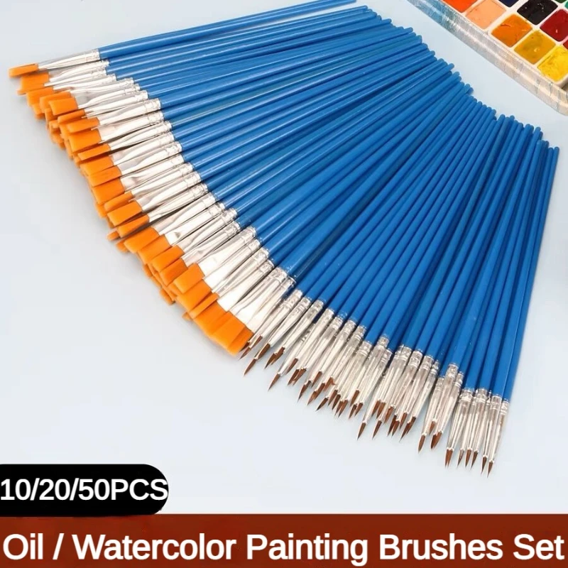 Model Kit Acrylic Paint - 10/20/50 adet boya fırçaları seti akrilik