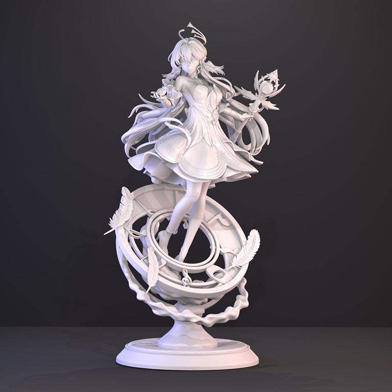 Model Kit Figure - Boyasız 3D Baskı Figür Anime Oyun