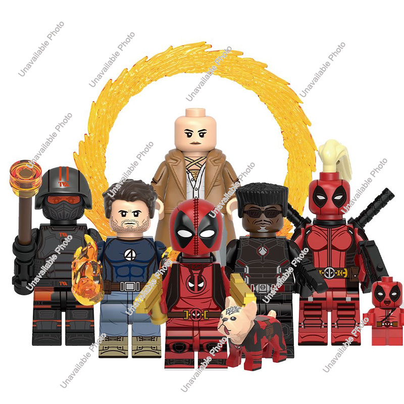 Model Kit Deadpool - Marvel Blade Wolverine Deadpool klasik karakter