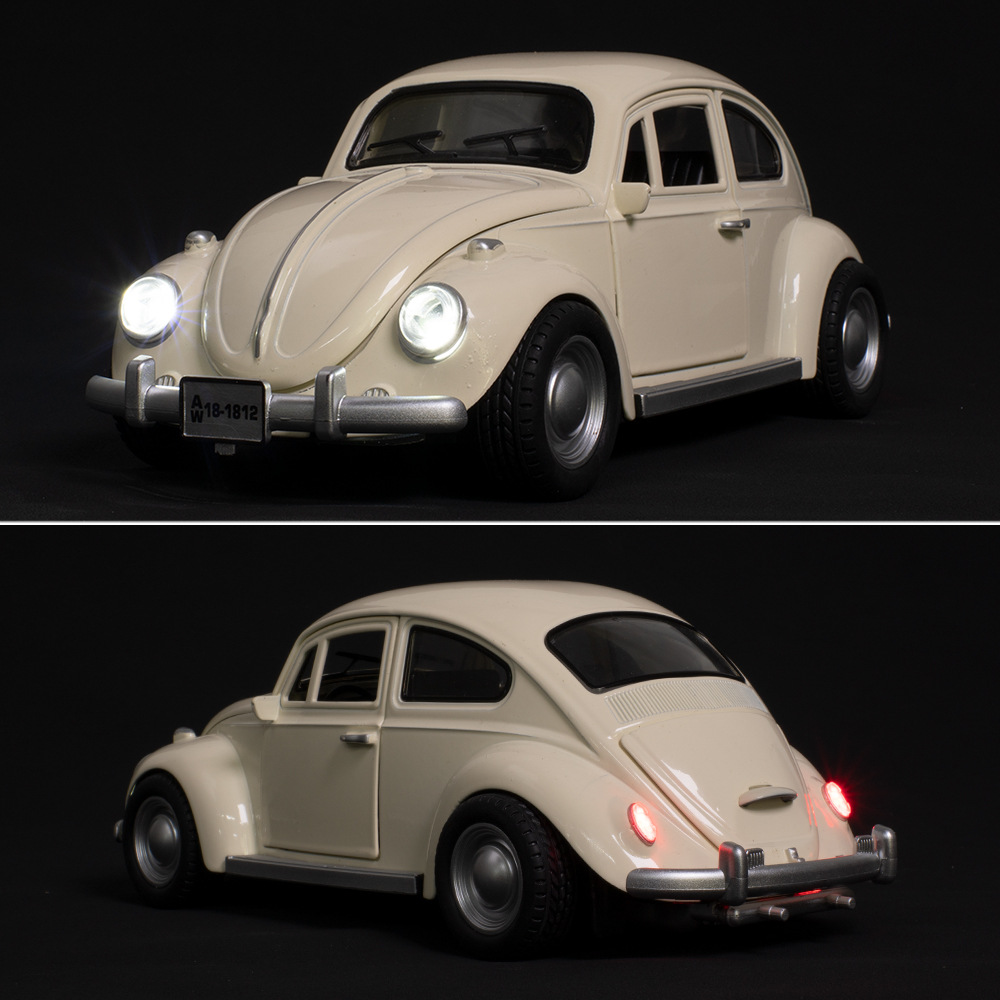 Model Kit Volkswagen - 1:18 1955 Volkswagen Beetle Klasik Araba