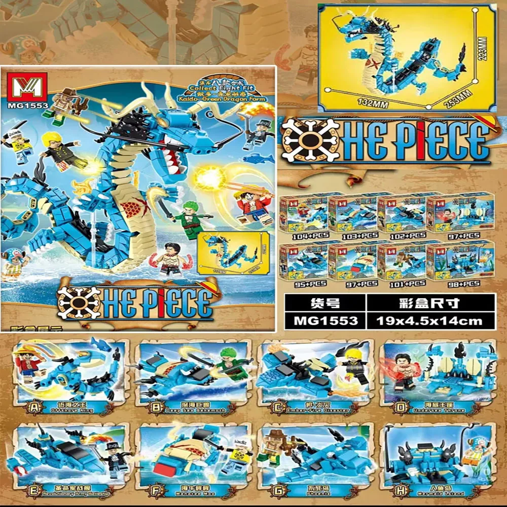 Model Kit Centaur - 8in1 Tek Parça Yapı Taşları Mavi