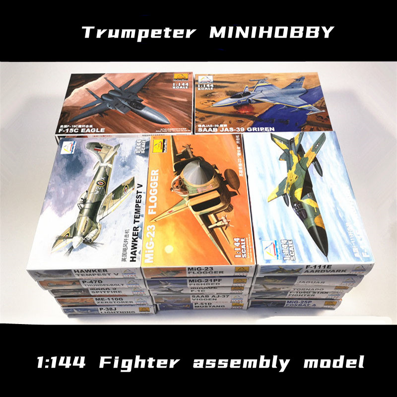 Model Kit Tamiya - TRUMPETER 1/144 Ölçekli Askeri Savaş Uçağı