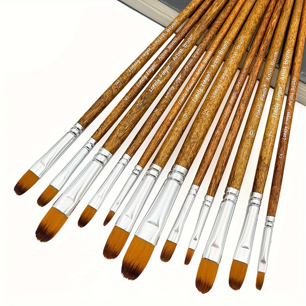 Model Kit Acrylic Paint - 12 adet Profesyonel Sanatçı Fındık Boya
