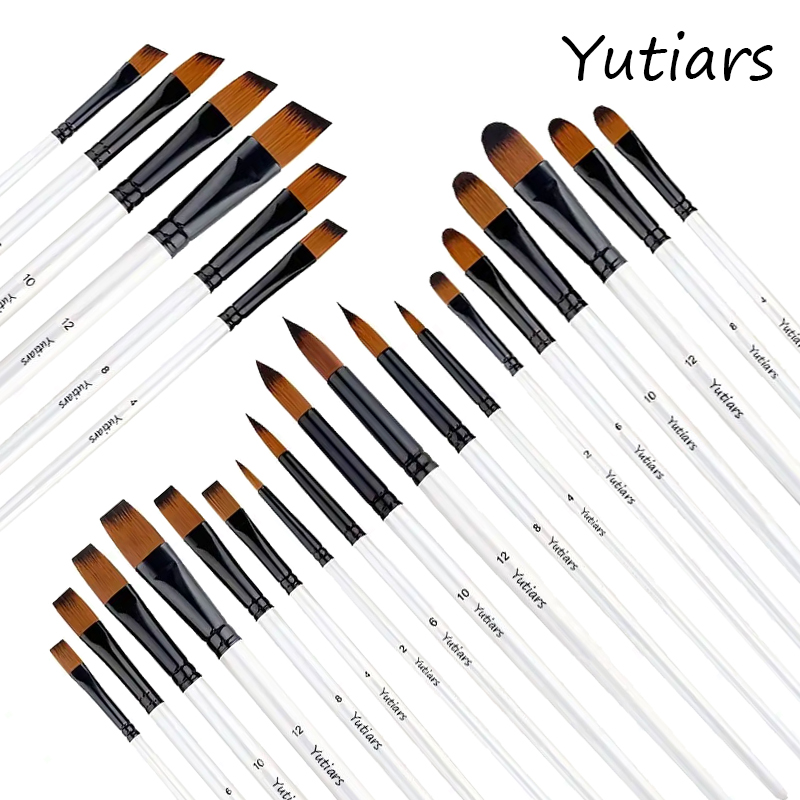 Model Kit Acrylic Paint - Yutiars Profesyonel Sanatçı Boya Fırçası Seti