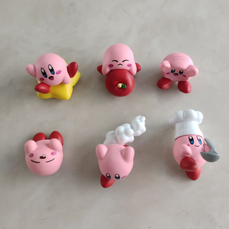 Model Kit Kirby - 6 adet Set Kawaii Kirby Gashapon
