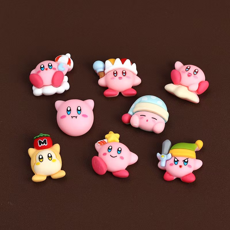 8 adet/takım karikatür sevimli - Model Kit Kirby incelemesi ve fiyatı