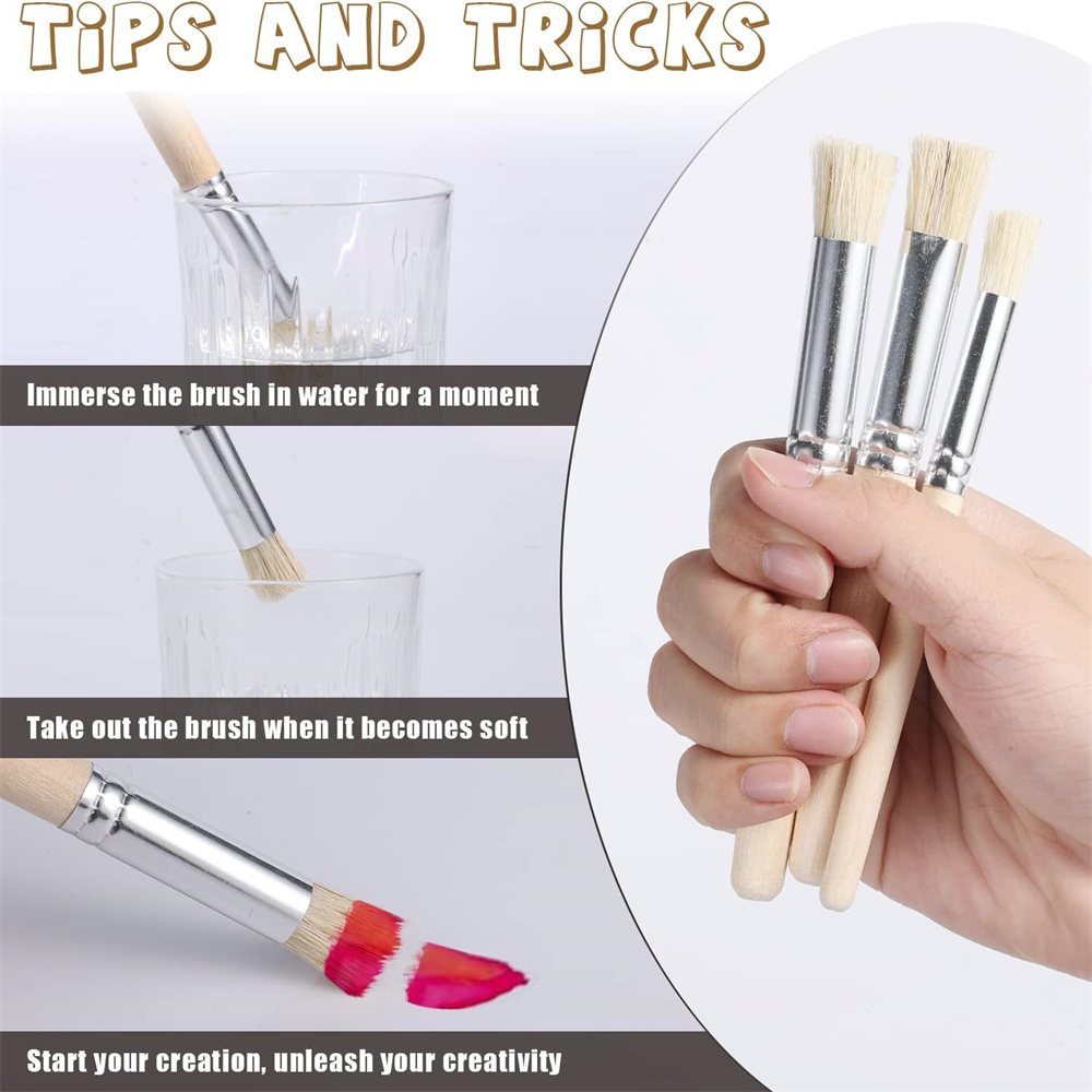 6/12/18 adet Şablon Boya Fırça - Model Kit Acrylic Paint incelemesi ve fiyatı