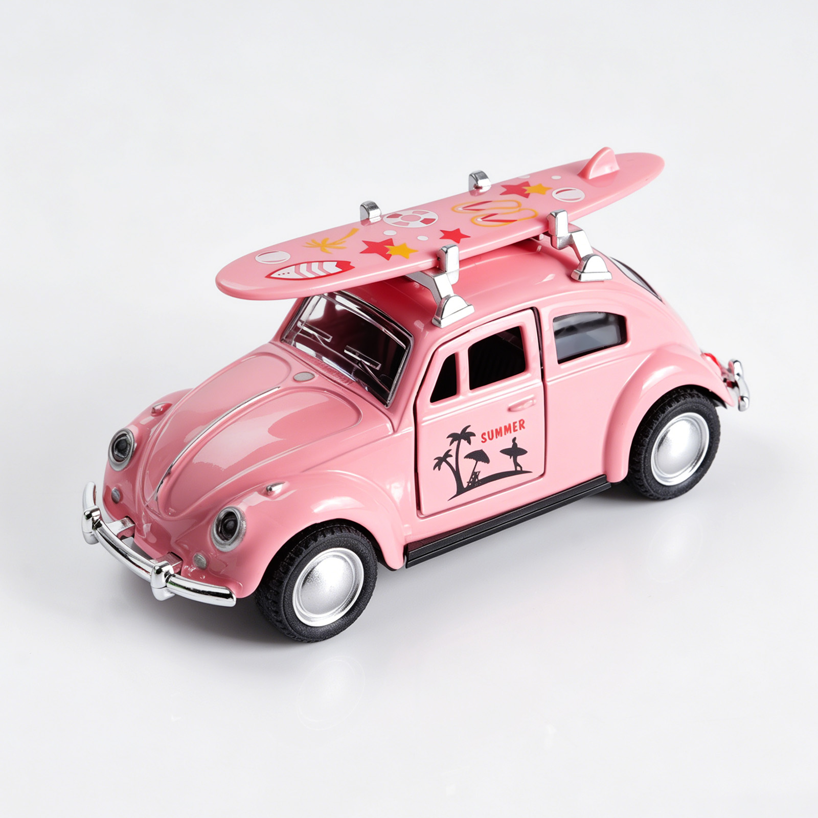 1:36 Pembe Volkswagen Beetle D - Model Kit Volkswagen incelemesi ve fiyatı
