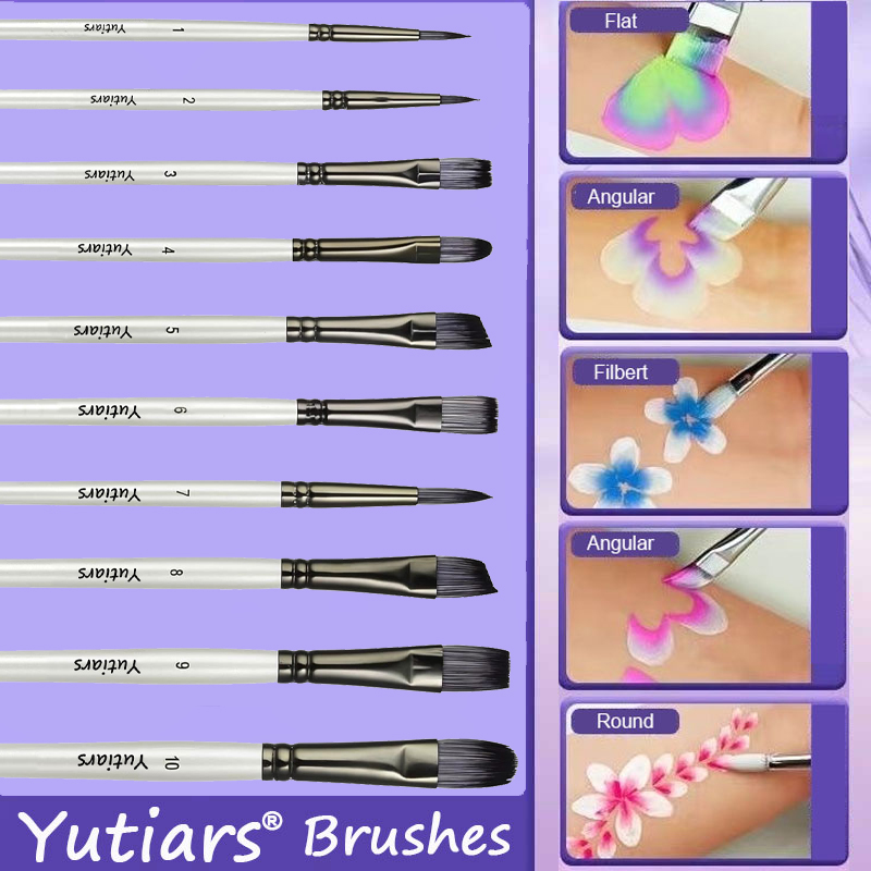 10 Parçalı Yüz Boyama Fırça Se - Model Kit Acrylic Paint incelemesi ve fiyatı