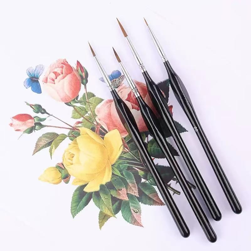 11 Parça Siyah Samur Kıl İnce  - Model Kit Acrylic Paint incelemesi ve fiyatı
