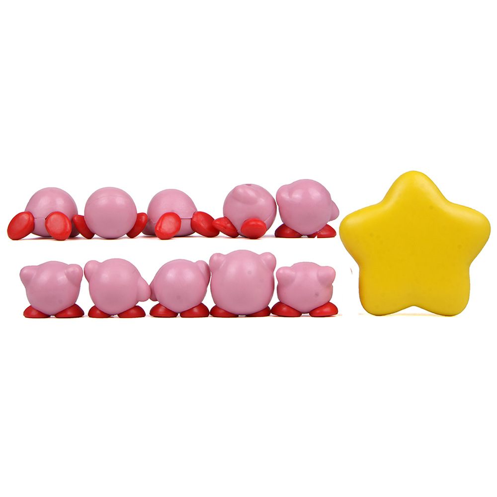 11 adet/takım Mini Kirby aksiy - Model Kit Kirby incelemesi ve fiyatı