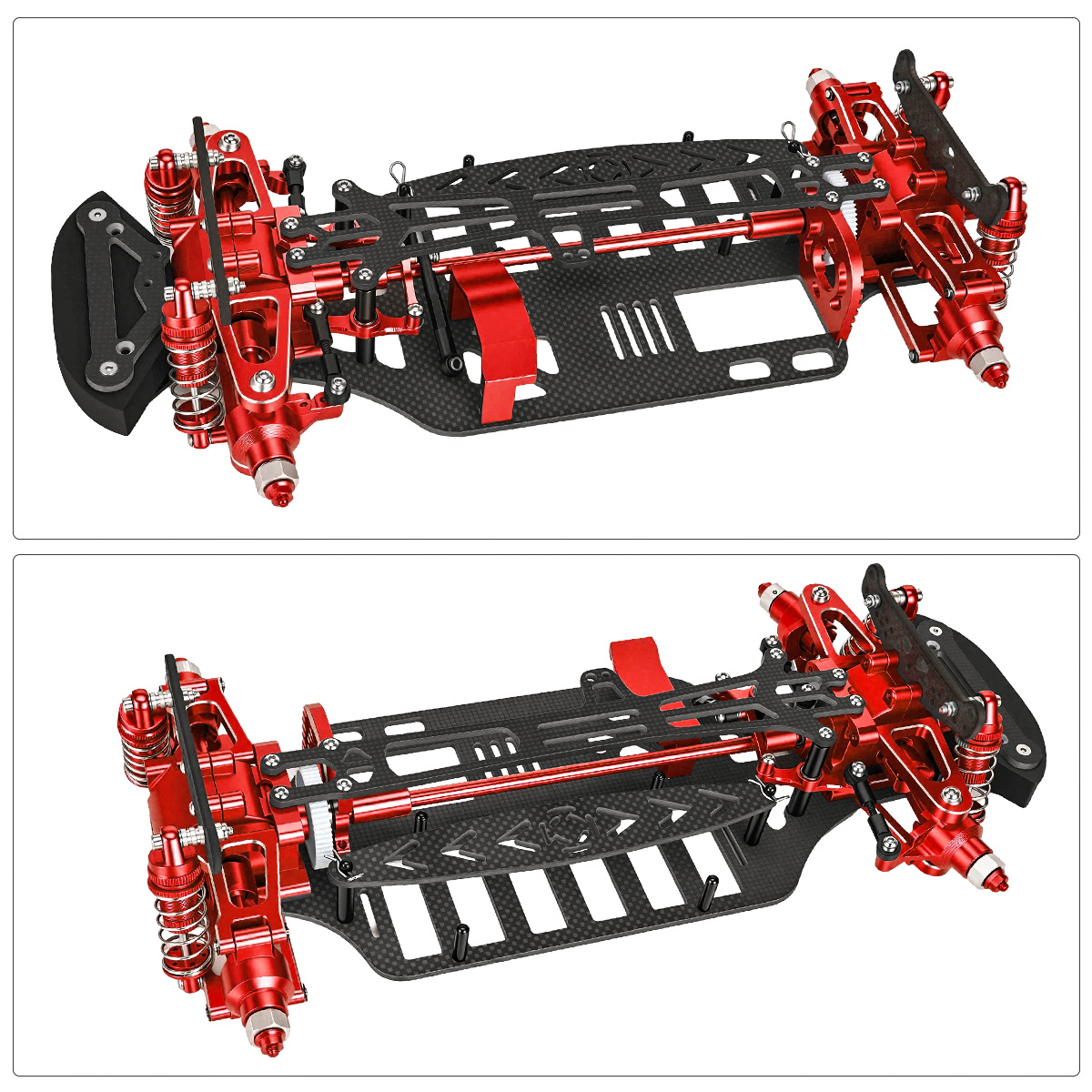 Alüminyum ve Karbon Fiber Şasi - Model Kit Tamiya incelemesi ve fiyatı