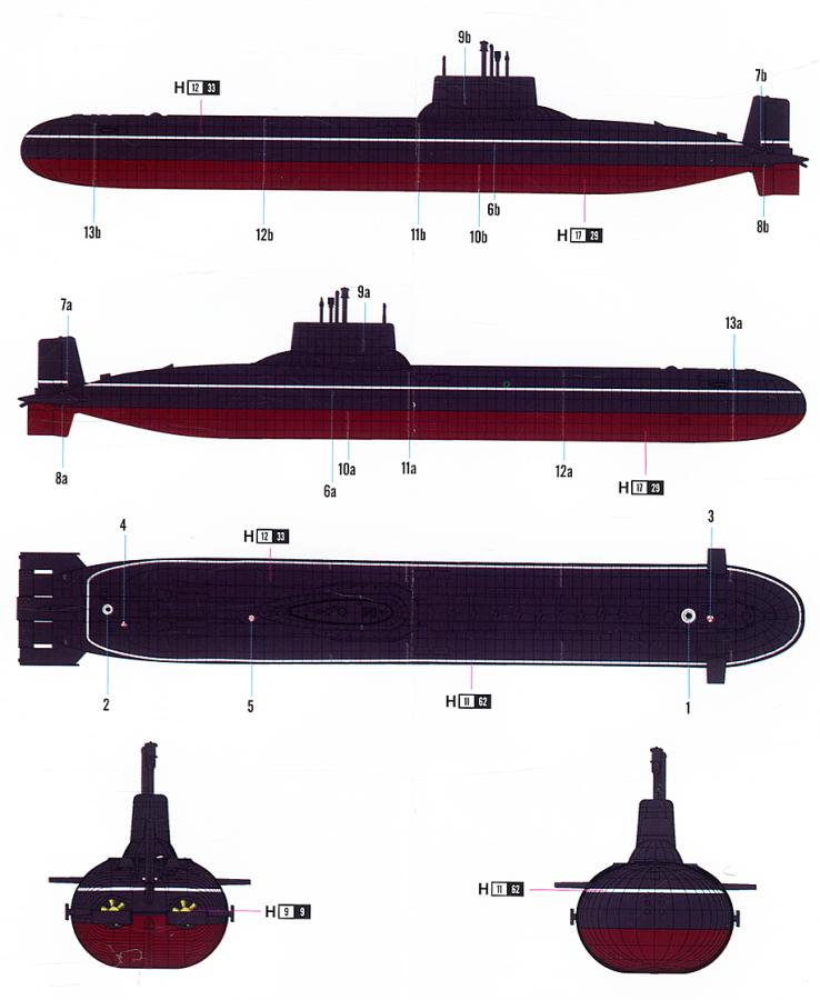 1:700 Rus Donanması Typhoon Sı - Model Kit Yacht incelemesi ve fiyatı