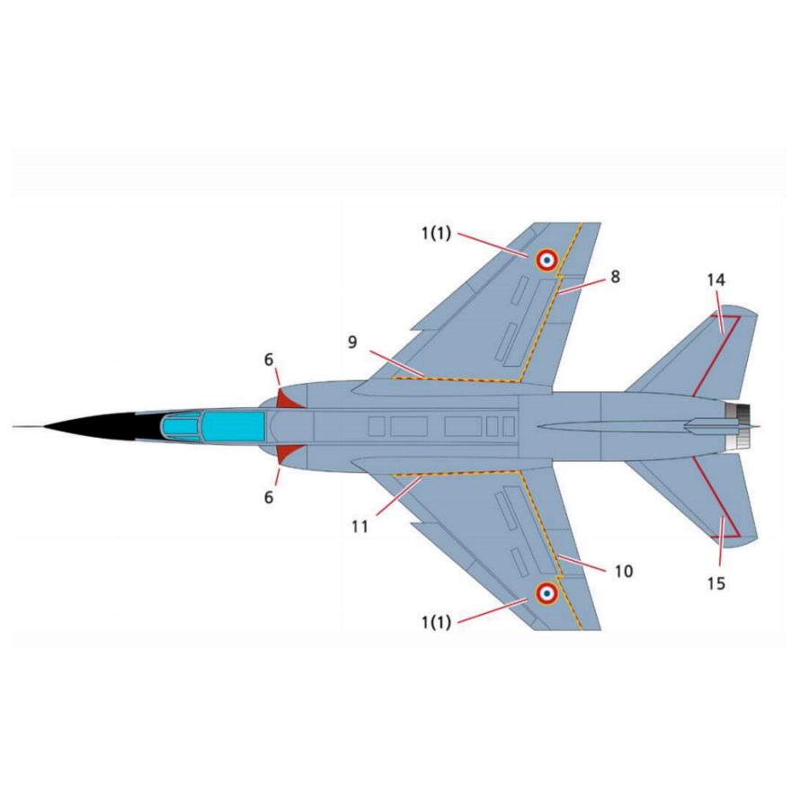 AC12665 ACADEMY 1/144 Dassault - Model Kit F1 incelemesi ve fiyatı