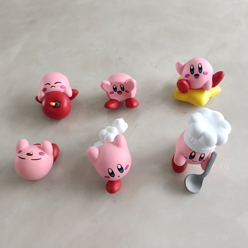 6 adet Set Kawaii Kirby Gashap - Model Kit Kirby incelemesi ve fiyatı