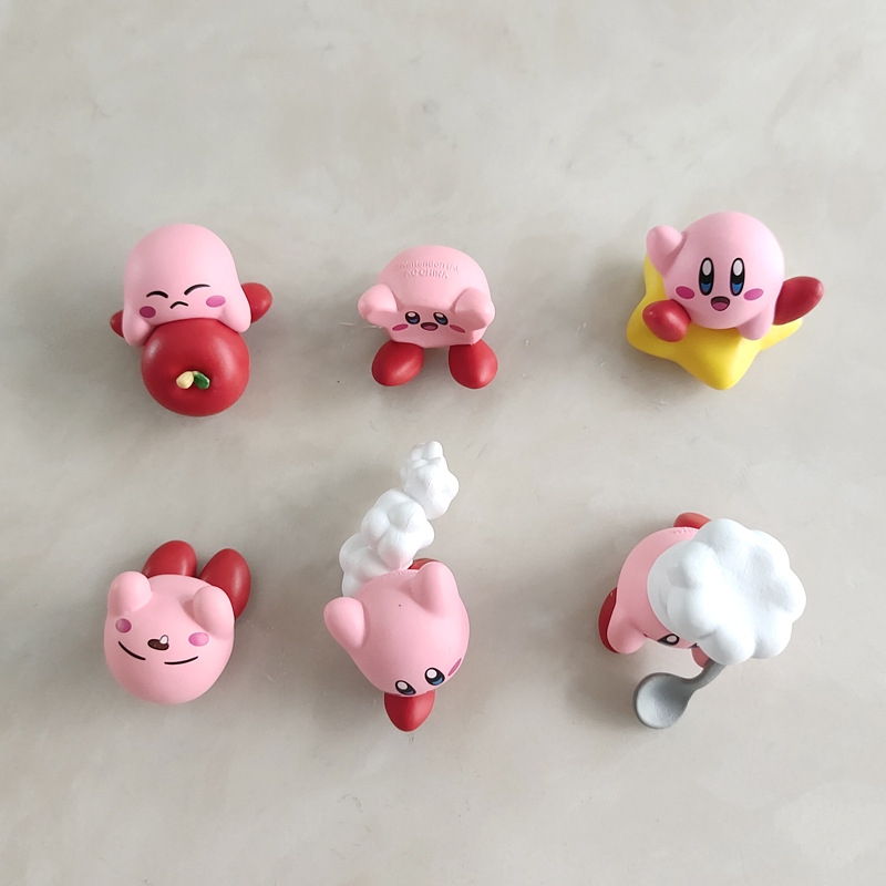 6 adet Set Kawaii Kirby Gashap - Model Kit Kirby incelemesi ve fiyatı