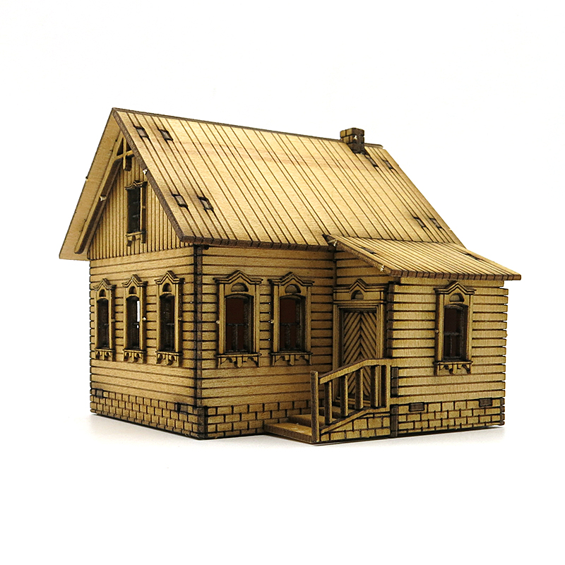 1/72 Ahşap Montajlı Ev Avrupa  - Model Kit Centaur incelemesi ve fiyatı