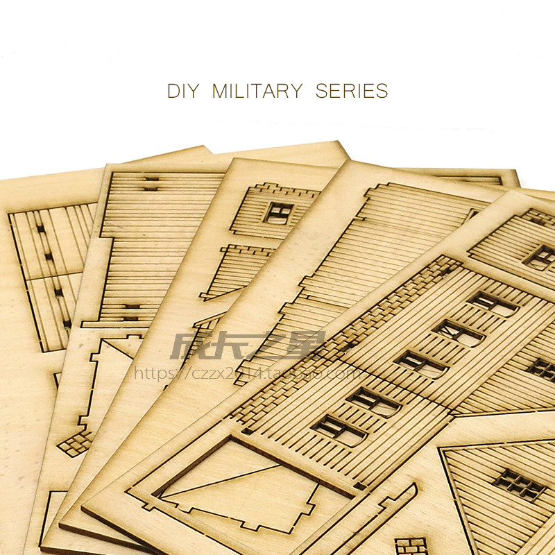 1/72 Ahşap Montajlı Ev Avrupa  - Model Kit Centaur incelemesi ve fiyatı